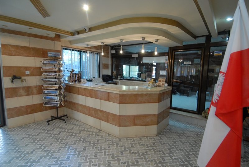 Reception desk